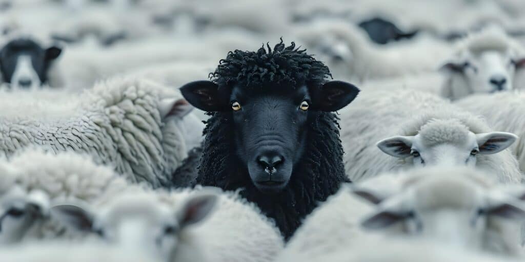 Zwarte schaap of zondebok